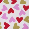 Papier cadeau x3 rouleau 70x200cm avec 10 stickers thème coeur < Gifi Hot