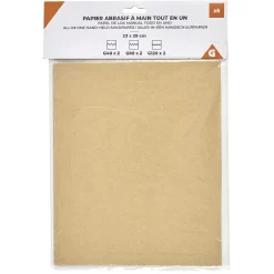 Papier à poncer x6 < Gifi New