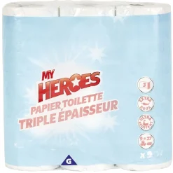 Papier toilette x9 My heros < Gifi New