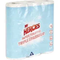 Papier toilette x9 My heros < Gifi New