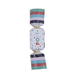 Papillote surprise 6 personnes rose et doré avec couronne et blague < Gifi Sale