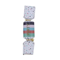 Papillote surprise 6 personnes rose et doré avec couronne et blague < Gifi Sale