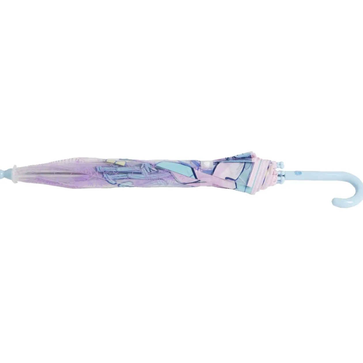 Parapluie bulle Stitch rose polyester et métal