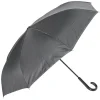 Parapluie inversé bleu et noir