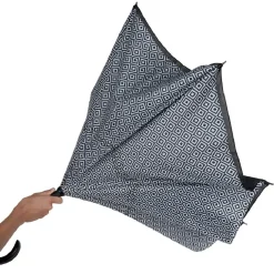 Parapluie inversé à motifs blancs et noirs < Gifi Outlet