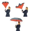 Parapluie inversé rouge