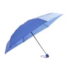 Parapluie pliable manuel de poche uni bleu L24cm < Gifi Outlet