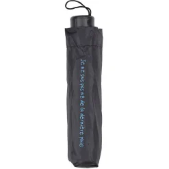 Parapluie pliant noir avec message < Gifi Clearance