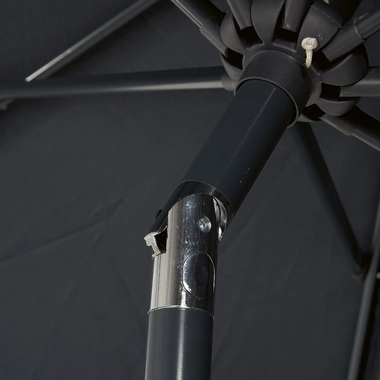 Parasol centré HAVANE gris