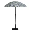 Parasol centré inclinable Sun Ø160xH195cm acier et polyester motif algue < Gifi Best