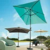 Parasol centré rectangle TIAGO gris < Gifi New