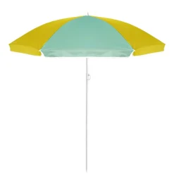 Parasol de plage en métal Ø140xH170cm < Gifi Sale