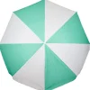 Parasol de plage Funky blanc et vert Ø160xH195cm