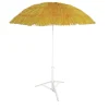 Parasol de plage Hawaï jaune Ø160xH195cm