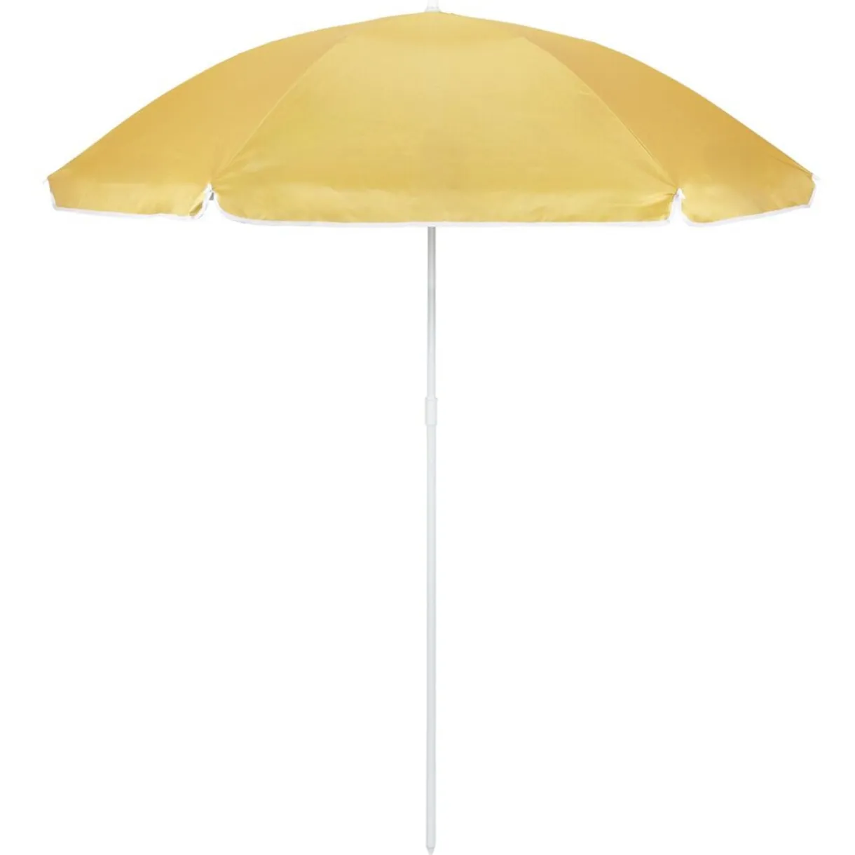 Parasol de plage UPF 50+ toile colorée Ø140xH175cm (2 modèles bleu ou jaune) < Gifi Best