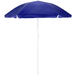 Parasol de plage UPF 50+ toile colorée Ø140xH175cm (2 modèles bleu ou jaune) < Gifi Best