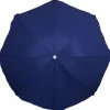 Parasol inclinable bleu Ø160xH195cm