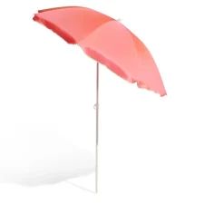 Parasol inclinable Funky orange Ø160xH.195cm < Gifi Outlet