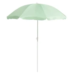 Parasol inclinable Funky vert d'eau Ø160xH.195cm < Gifi Best