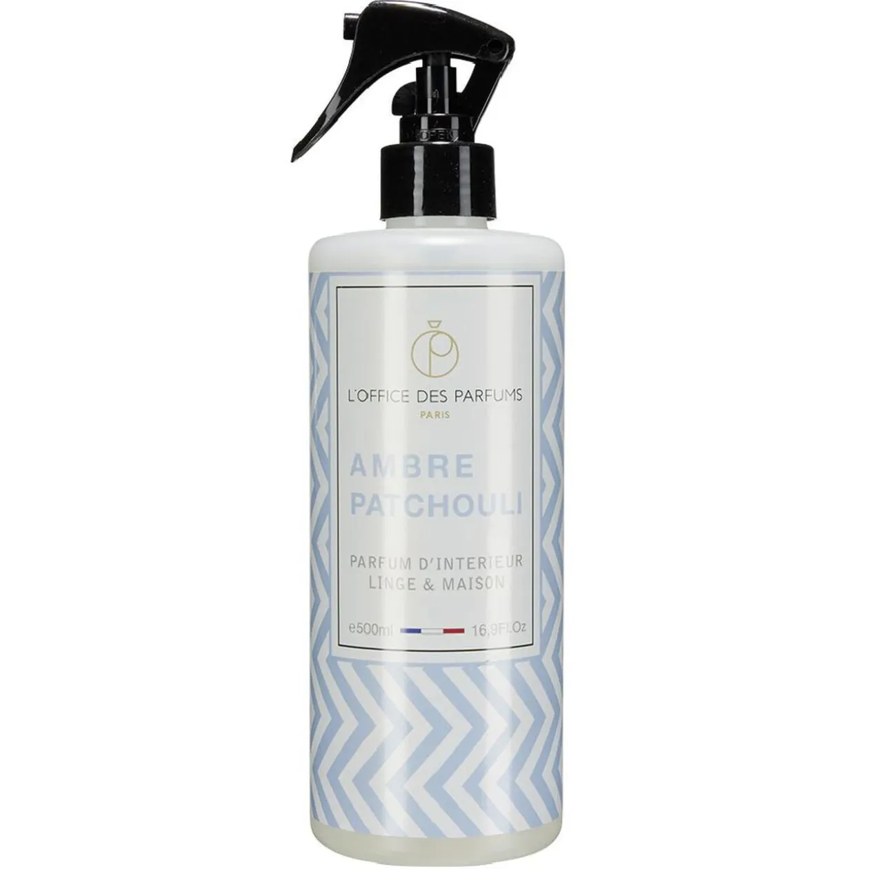 Parfum d'intérieur linge et maison senteur Ambre Patchouli 500 ml
