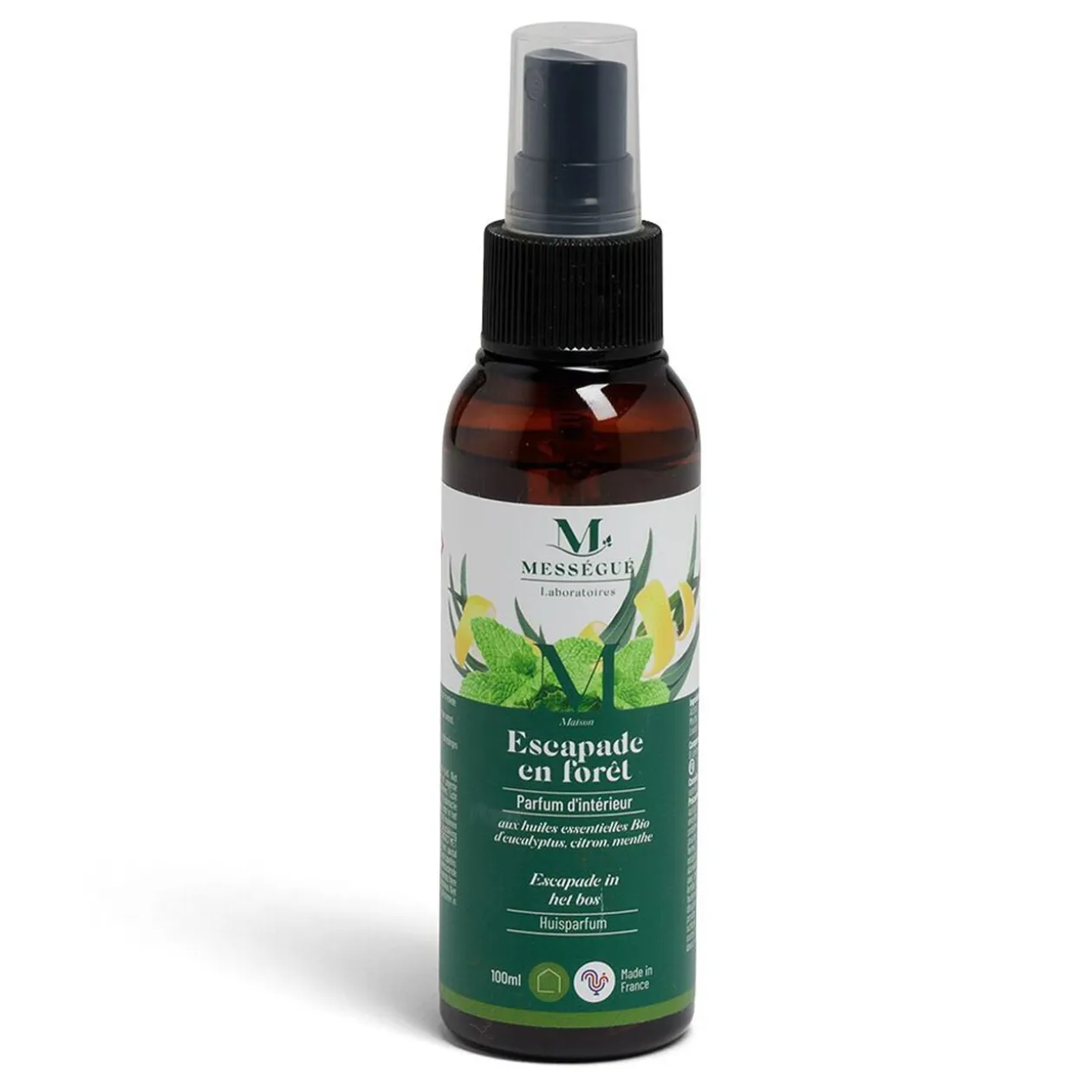 Parfum intérieur Mességué huiles essentielles bio Escapade en Forêt 100ml