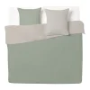 Parure de lit 2 personnes 240x260cm bicolore 3 pièces (2 modèles) < Gifi Online