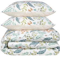 Parure de lit 2 personnes 240x220cm coton fleuri (2 modèles) < Gifi Online