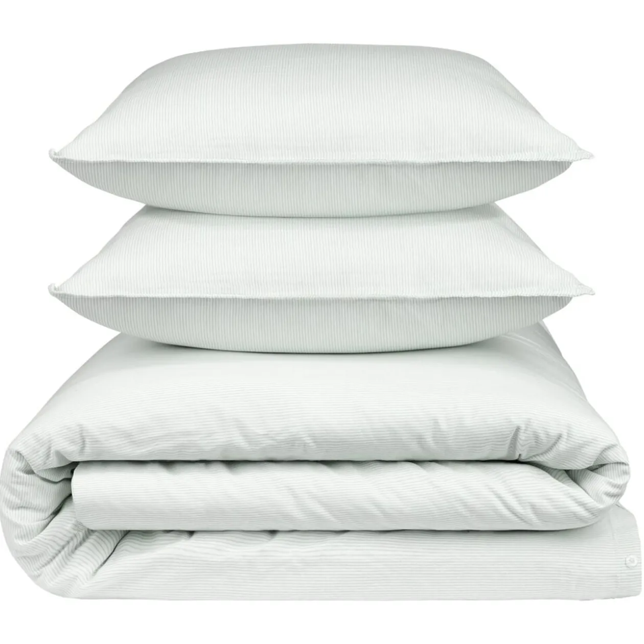 Parure de lit 2 personnes 220x240cm gaze de coton rayures (3 modèles)