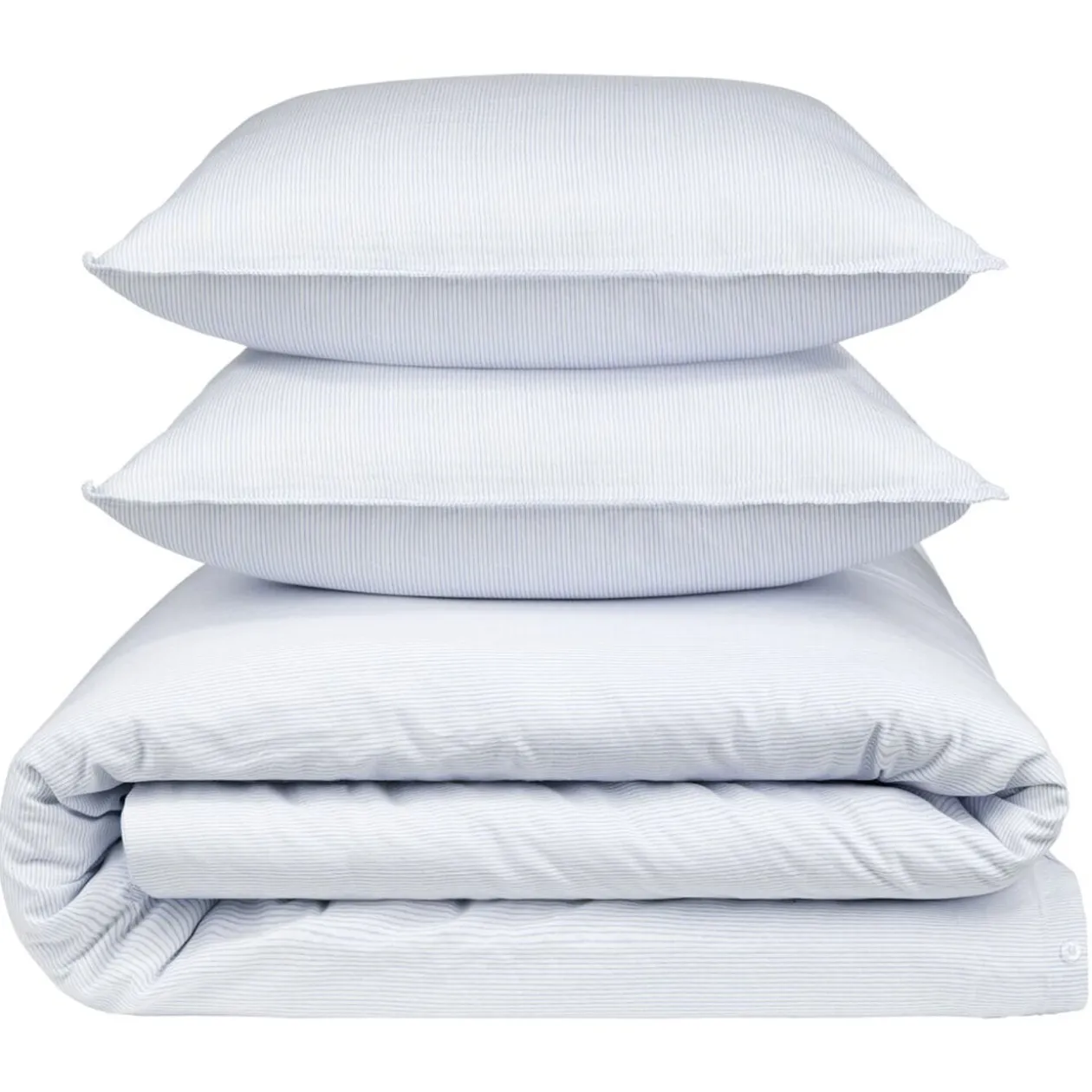 Parure de lit 2 personnes 220x240cm gaze de coton rayures (3 modèles)