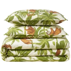 Parure de lit 2 personnes 220x240cm polyester motif végétal (3 modèles) < Gifi Hot