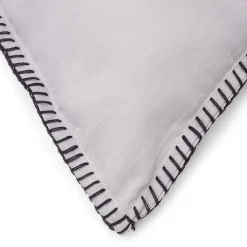 Parure de lit 2 personnes 240x220cm réversible gris uni < Gifi Discount