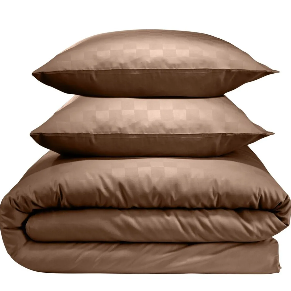 Parure de lit 2 personnes 240x260cm 2 taies 63x63cm polyester damier (2 modèle) < Gifi