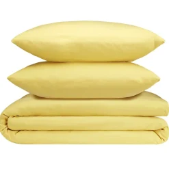 Parure de lit 2 personnes 240x220cm unie finition boutons (4 modèles)
