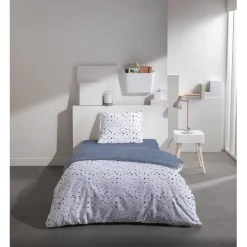 Parure de lit 140x200cm 1 personne 3 pièces (3 modèles) < Gifi Hot