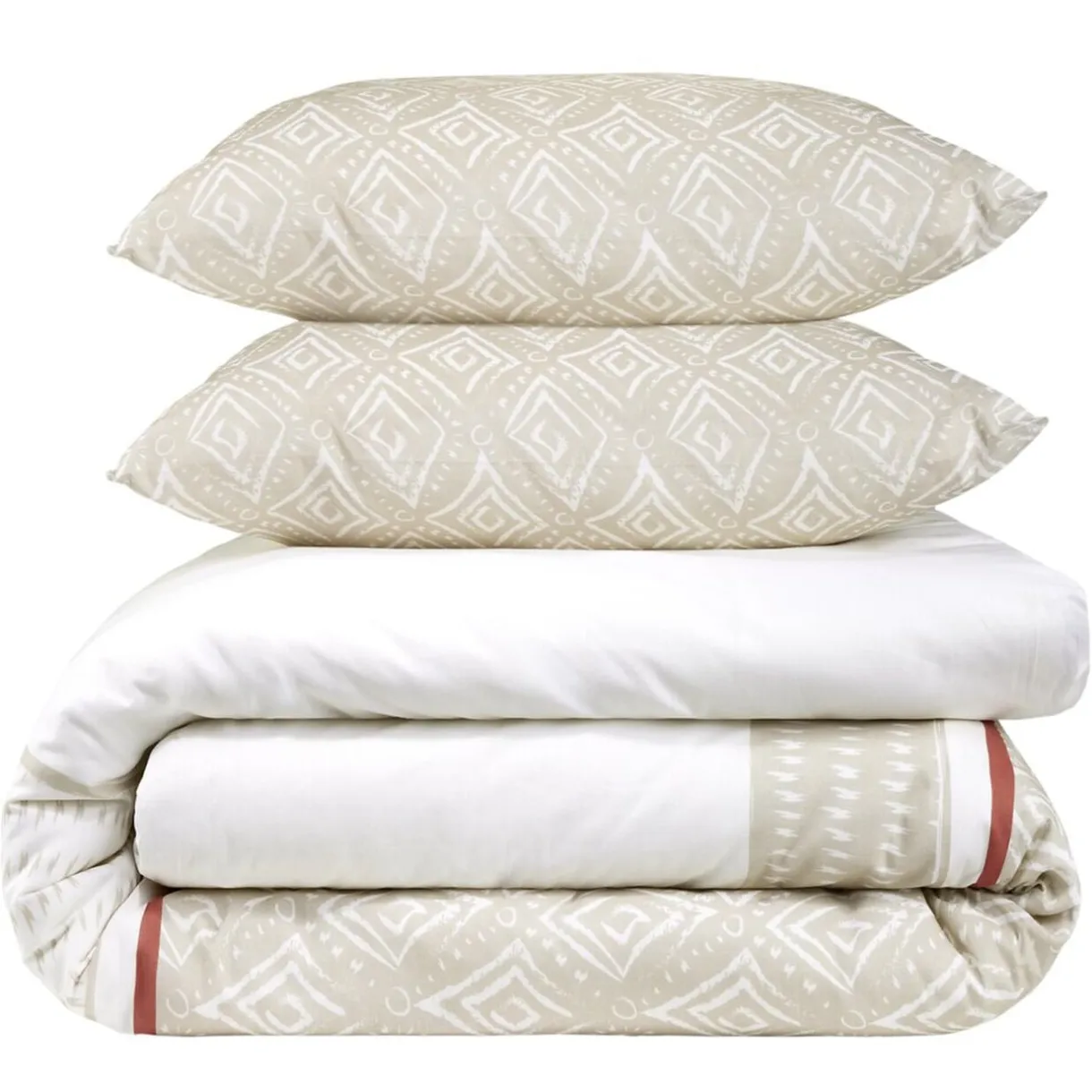 Parure de lit 220x240cm 2 personnes micro lavée à motifs (3 modèles) < Gifi Sale
