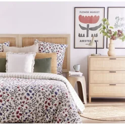 Parure de lit 220x240cm 2 personnes micro lavée à motifs (3 modèles) < Gifi Sale