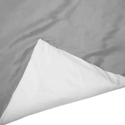 Parure de lit 220x240cm 2 personnes unie avec drap housse 4 pièces (3 modèles)