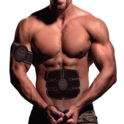 Patch électrostimulation musculaire bras et abdos sans fil < Gifi New