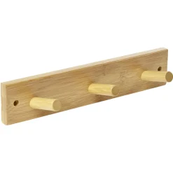 Patère bambou 3 têtes 29x7xH6cm