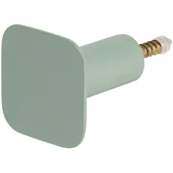 Patère murale carrée vert sauge polyrésine 4,3x4,3cm < Gifi Hot
