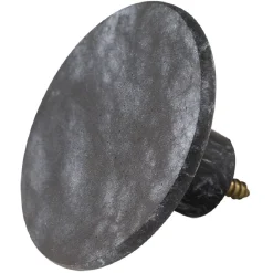 Patère murale ronde imitation marbre noir polyrésine Ø8cm < Gifi Online