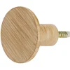 Patère murale ronde imitation bois polyrésine Ø5cm < Gifi Online