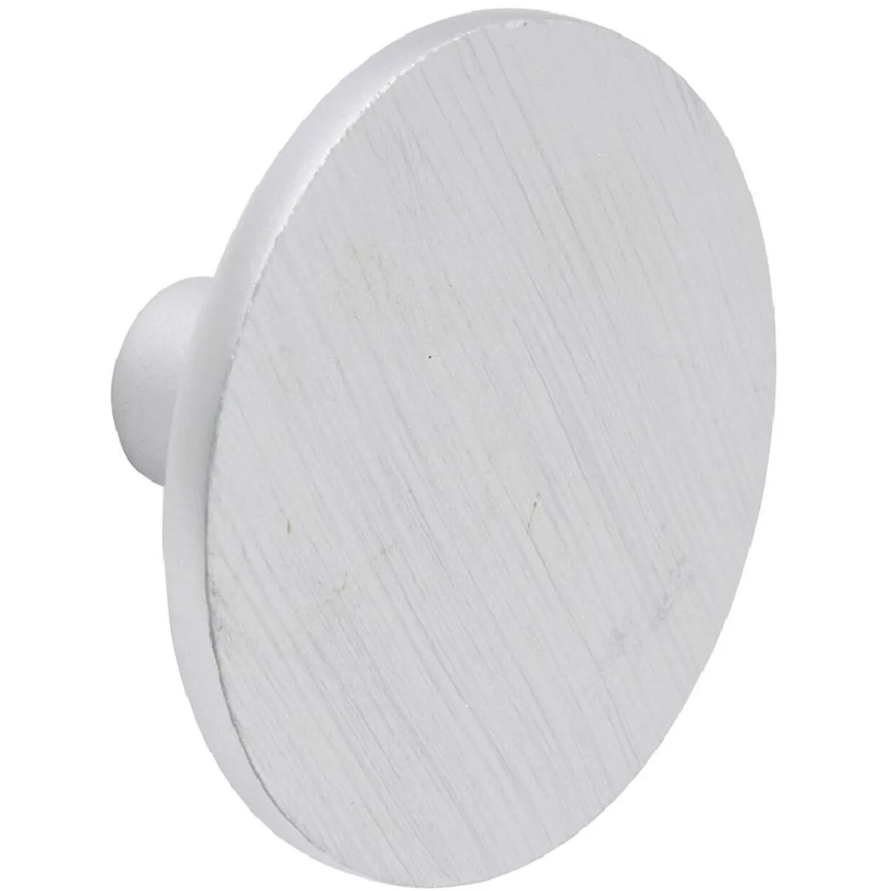 Patère simple 8,5cm gris argenté