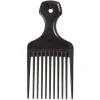 Peigne Afro plastique noir mat L16,5 cm < Gifi Online