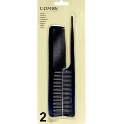 Peigne à cheveux x2 noir L21cm