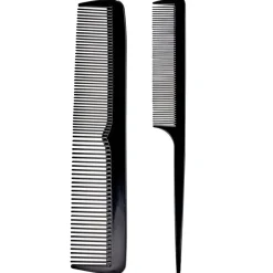 Peigne à cheveux x2 noir L21cm
