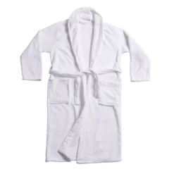 Peignoir mixte flanelle et polyester