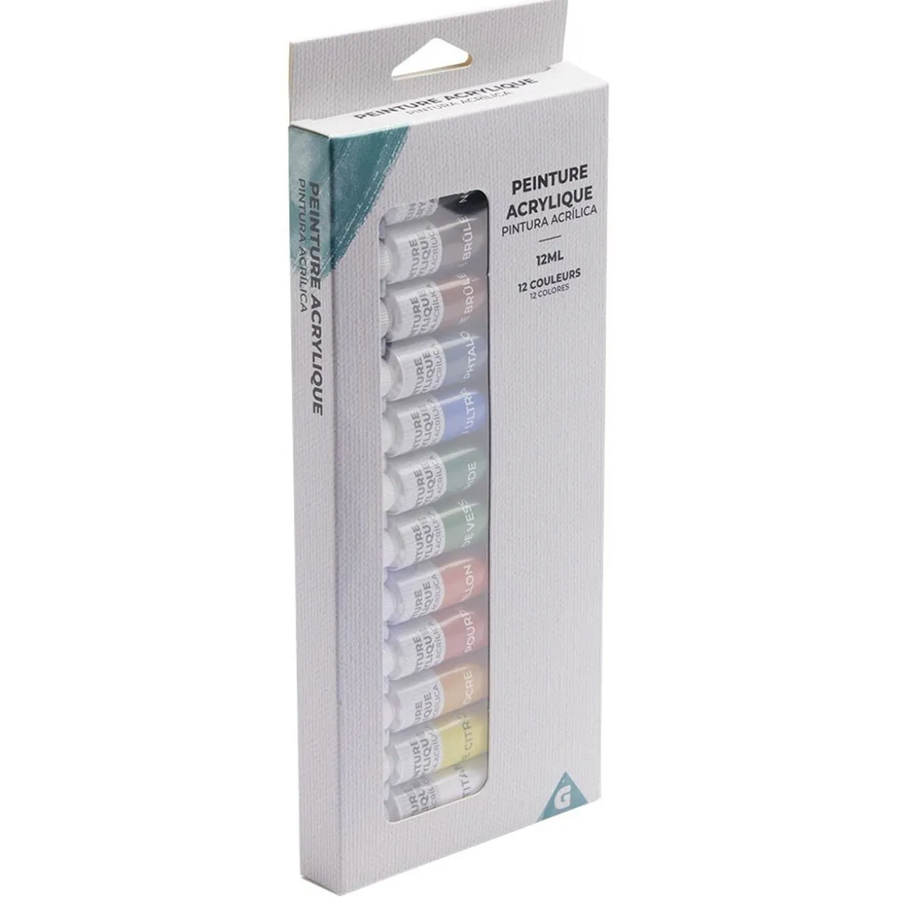 Peinture acrylique 12ml x12