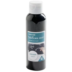 Peinture acrylique pour création tableau noir 120ml < Gifi