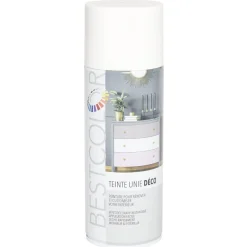 Peinture aérosol blanc brillant int/ext 400ml